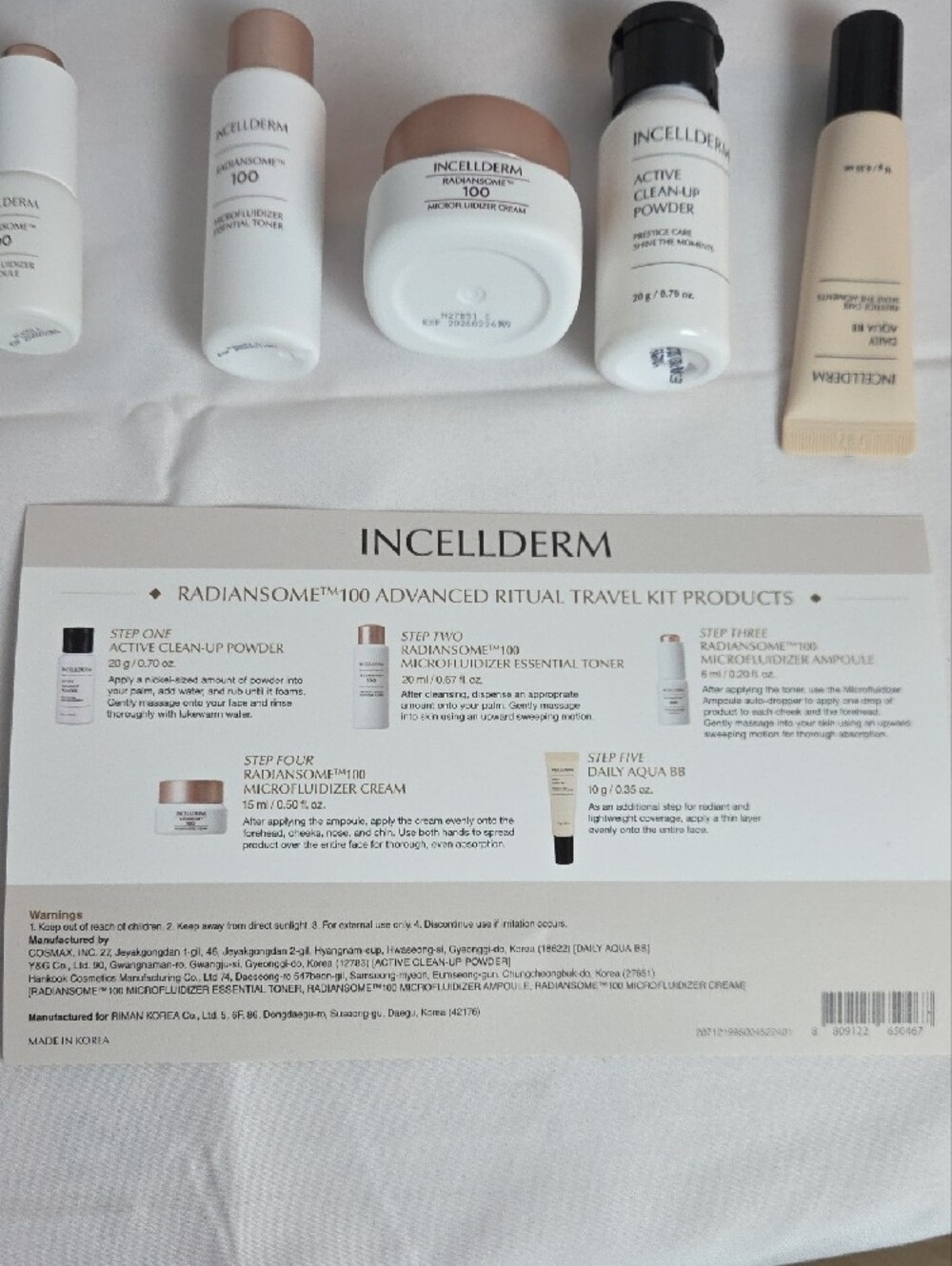 Radiansome 100 Ritual Travel Kit - White - Picture 3 of 13